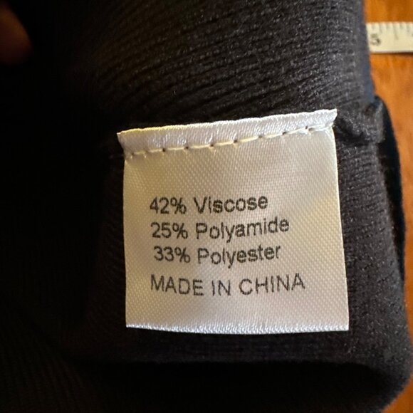 Black Short Sleeve Knit Button-Front Dress With Waist Detail & Pockets - Picture 8 of 10